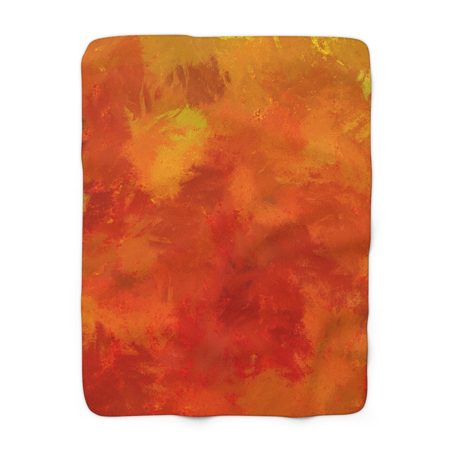 Cozy Autumn Sherpa Fleece Blanket