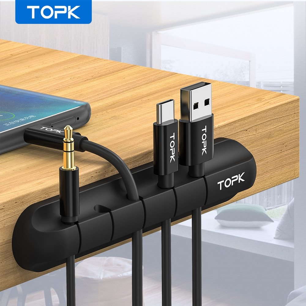 Desktop Cable Organizer Management Multipurpose