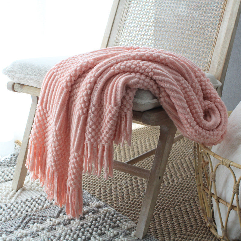 Nordic Soft Knitted Blanket Woolen Blanket
