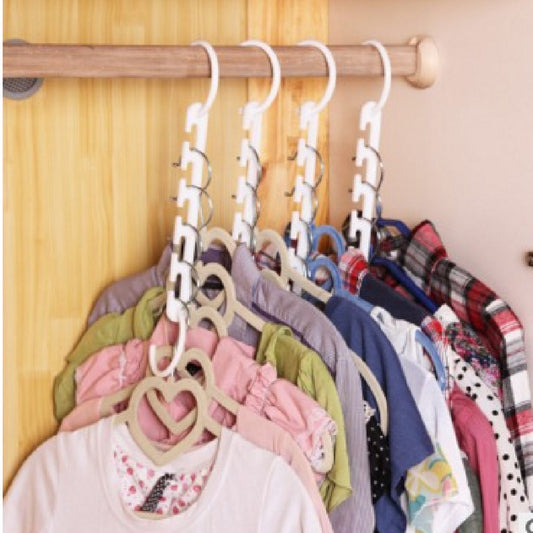 Multi-functional White 8 Magic Hangers