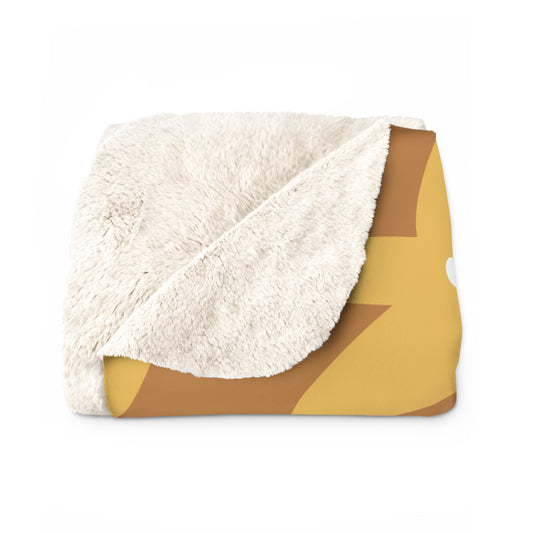 Warm Floral Sherpa Fleece Blanket