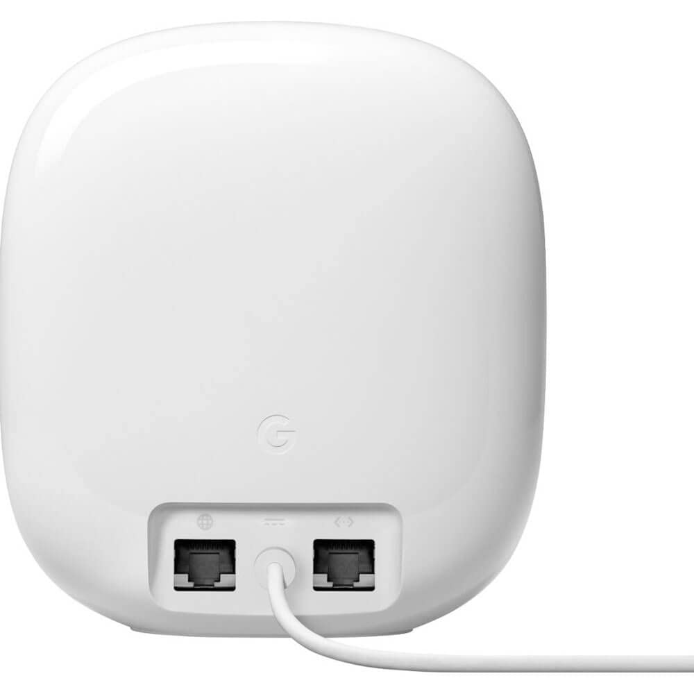 Google Nest WiFi Pro - Wi-Fi 6E - Reliable Home Wi-Fi System with Fast Speed and Whole Home Coverage - Mesh Router - Snow
