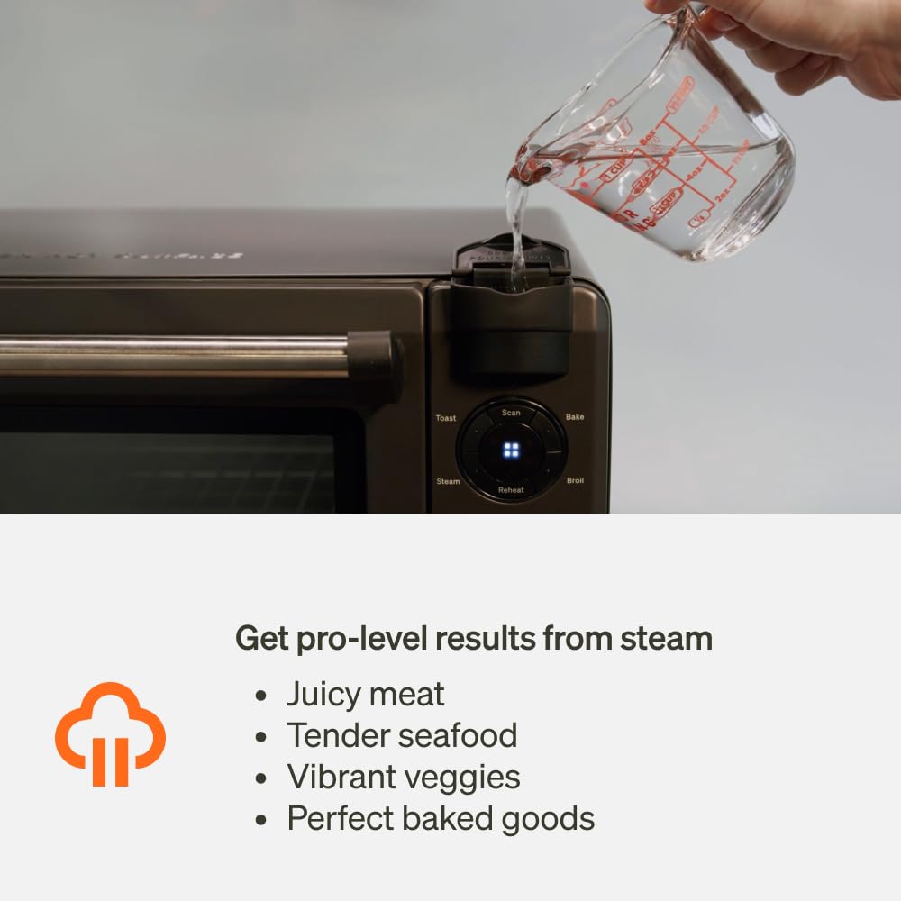 Tovala Smart Oven Pro: 6-in-1 Countertop Steam, Air Fryer & Convection Oven w/ Wi-Fi Smartphone Control