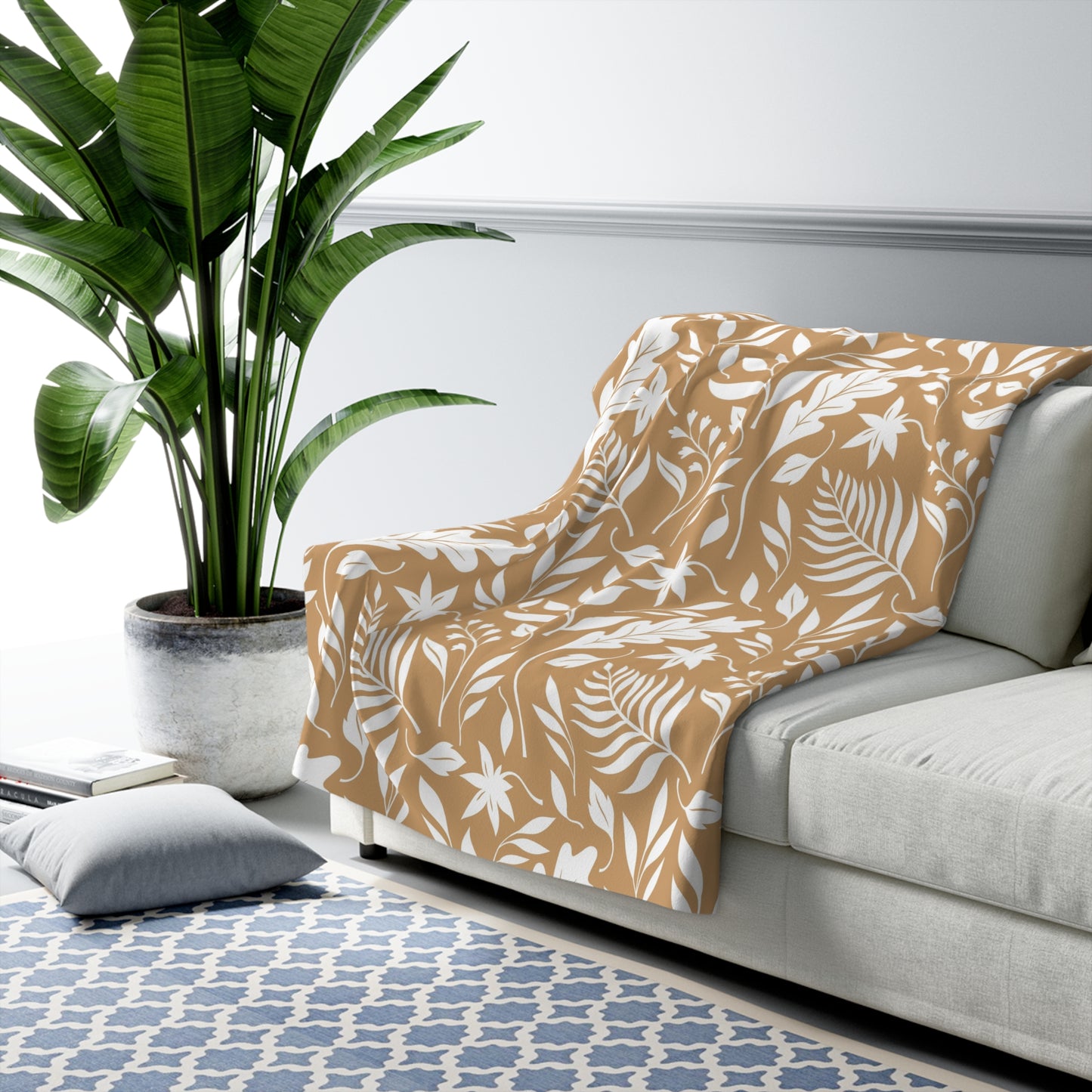Fall Fleece Blanket - Cozy Autumn Throw