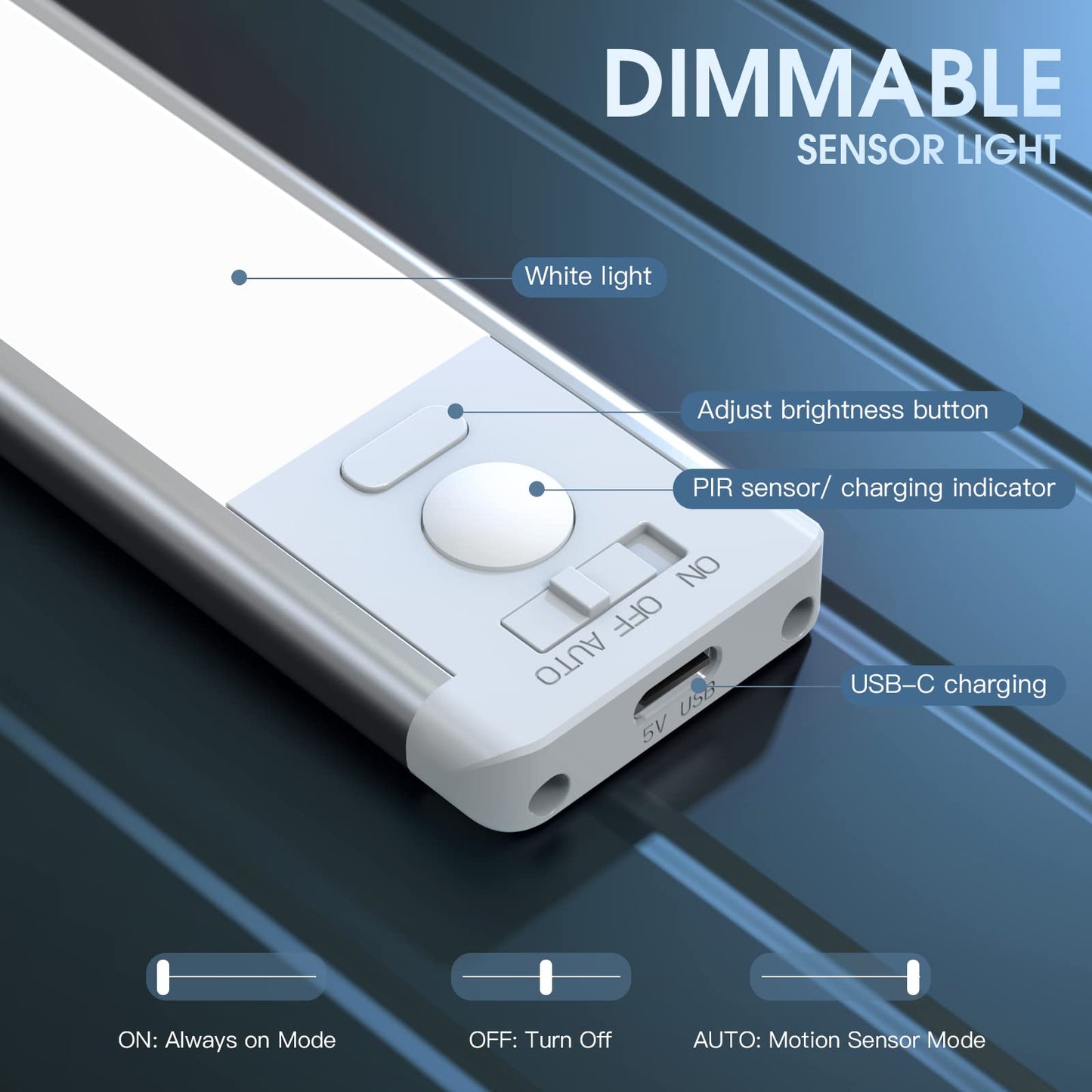 Motion Sensor LED Light — Illuminates Cabinets Instantly