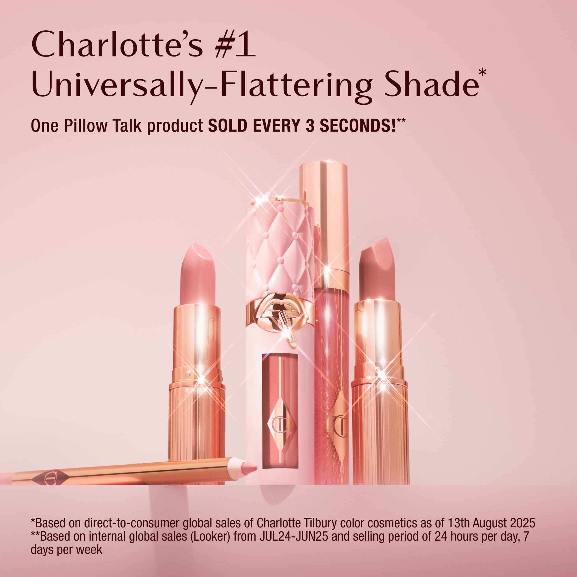 Charlotte Tilbury Matte Revolution Lipstick - Long Lasting, Matte Lipstick with Buildable Color & Lip-Loving Ingredients - Creamy, Easy to Blend Formula - Pillow Talk Original