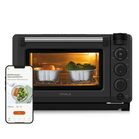 Tovala Smart Oven Pro: 6-in-1 Countertop Steam, Air Fryer & Convection Oven w/ Wi-Fi Smartphone Control