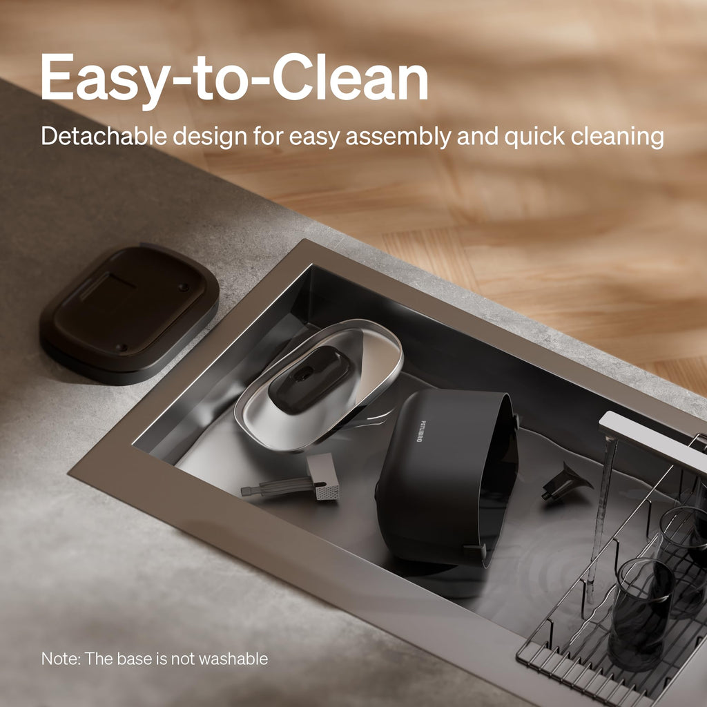 PETLIBRO Cat Water Fountain, Cordless Pet Water Fountain Battery Operated, 2.5L/84oz Dockstream Water Fountains for Cats Indoor, Cat Fountain with Stainless Steel Tray, Easy to Clean BPA-Free