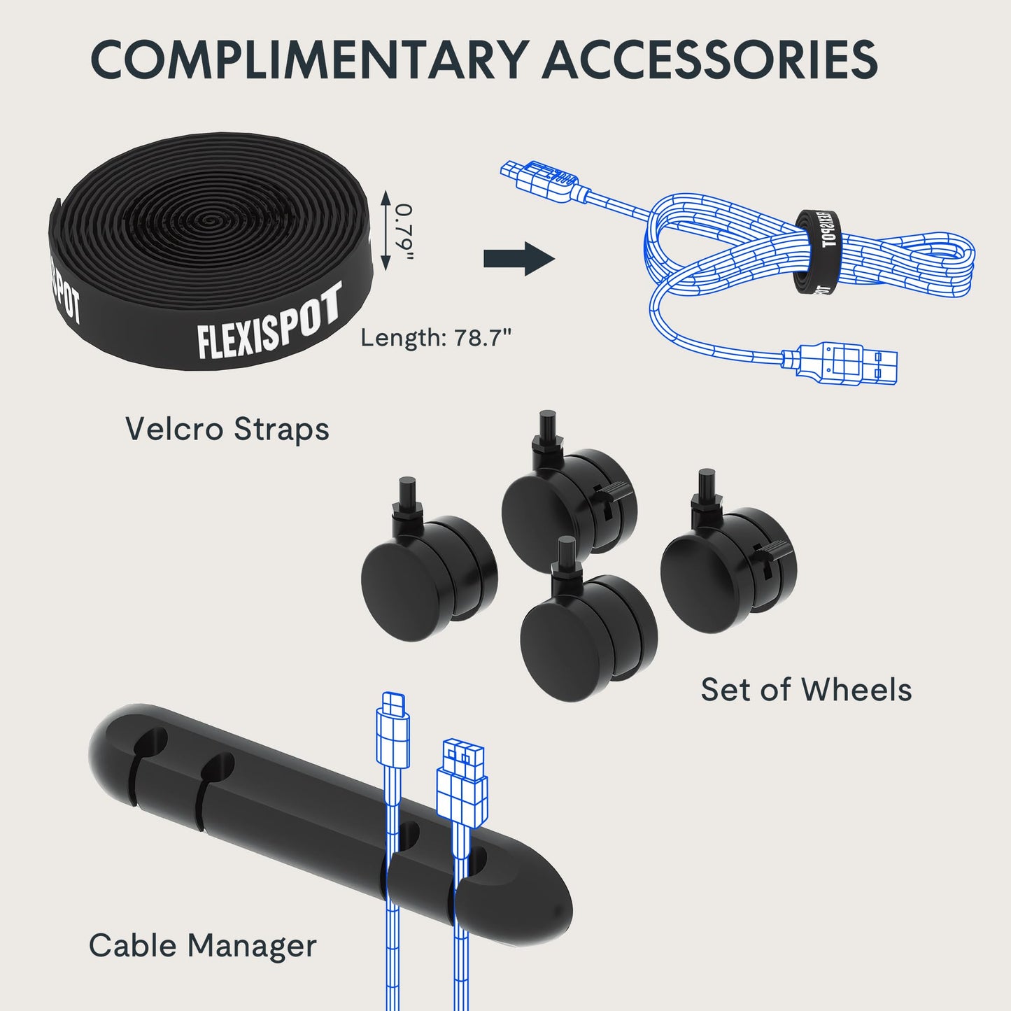 The Foundation of Your New Energy FLEXISPOT E6 MAX Bamboo Dual Motor 3 Stages Standing Desk