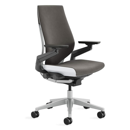 Steelcase Gesture Ergonomic Office Chair: 360° Armrests, Fully Adjustable Work Chair for Desk (Graphite Gray Fabric)