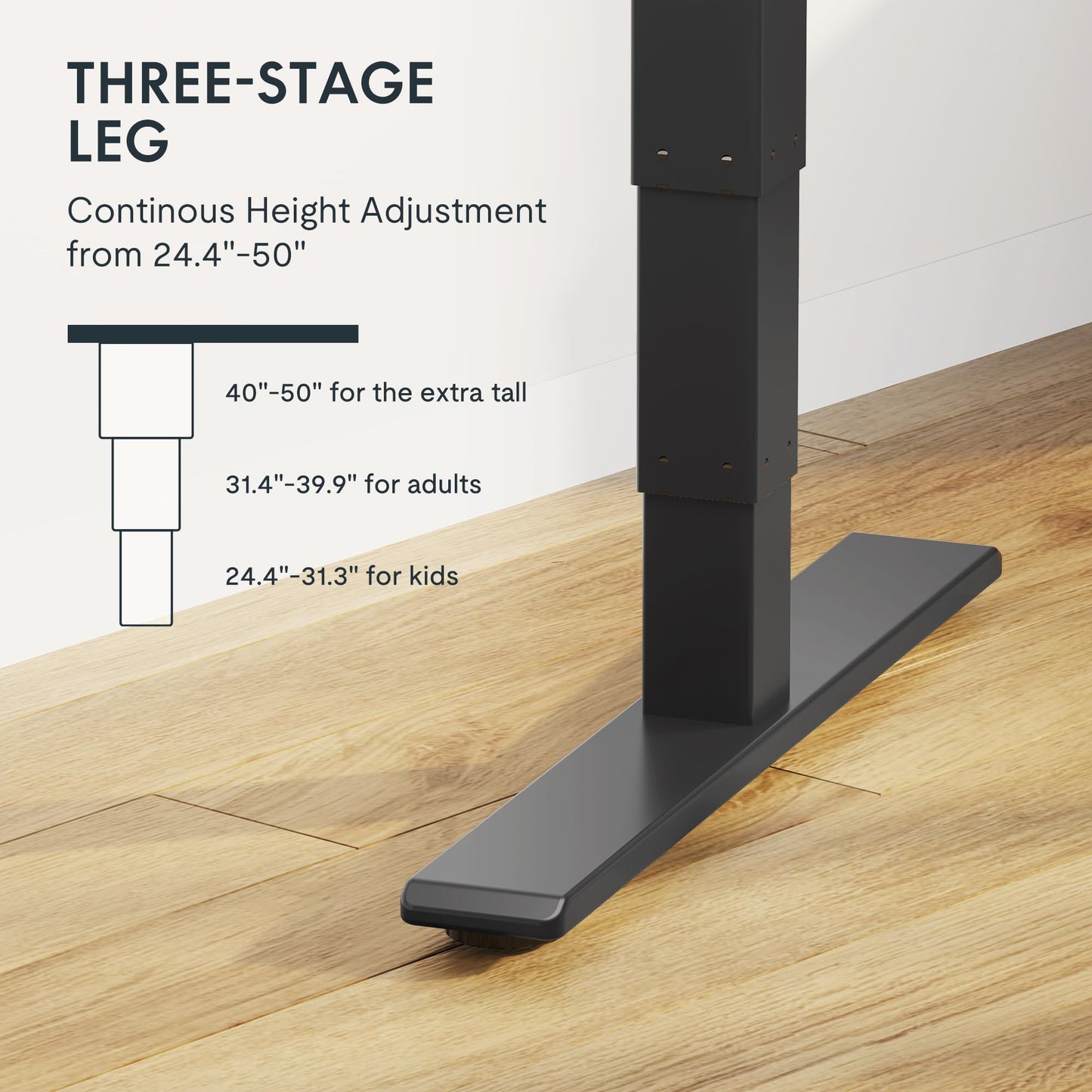 The Foundation of Your New Energy FLEXISPOT E6 MAX Bamboo Dual Motor 3 Stages Standing Desk