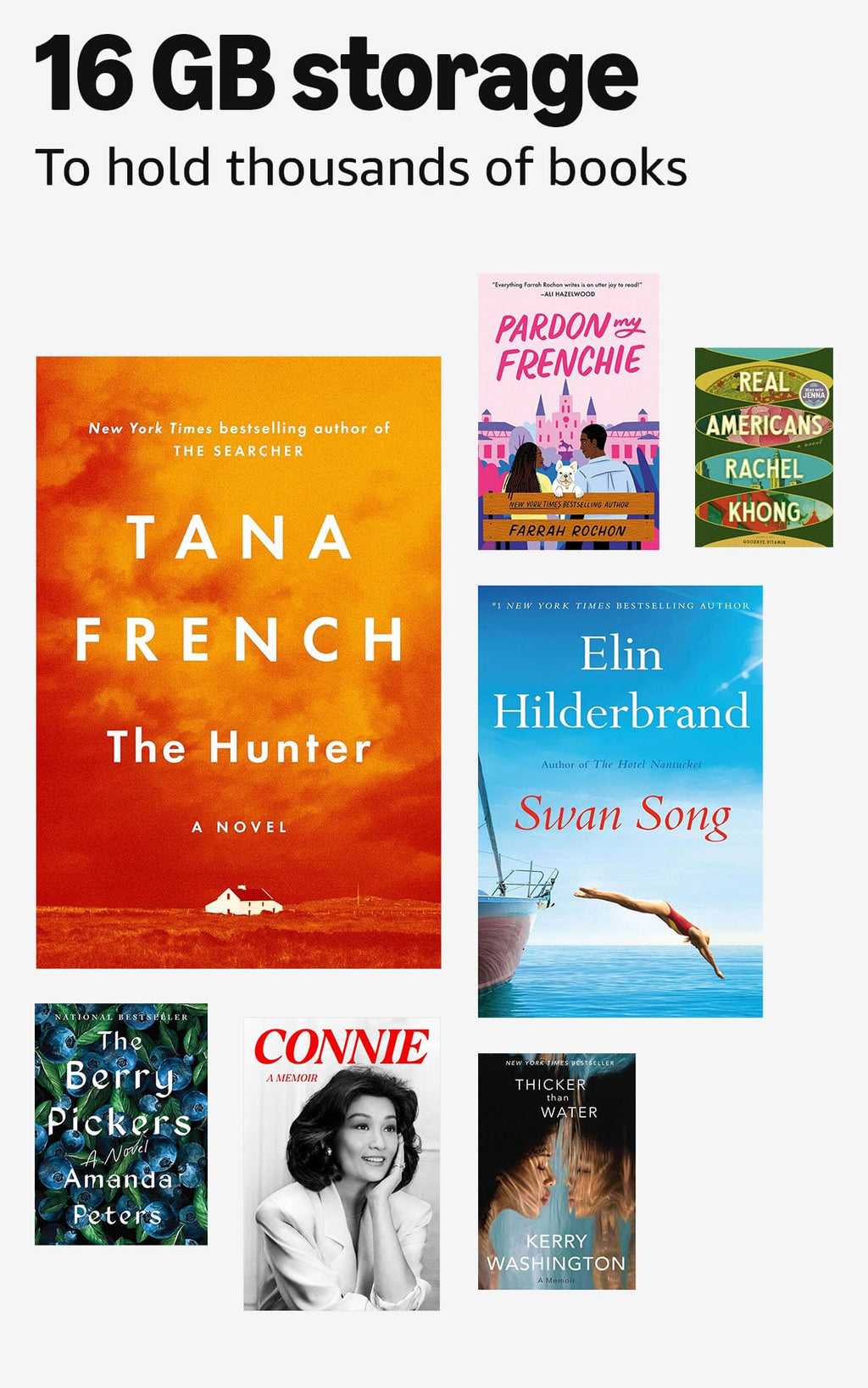 Amazon Kindle 16 GB (newest model) - Lightest and most compact Kindle, now with faster page turns, and higher contrast ratio, for an enhanced reading experience - Matcha