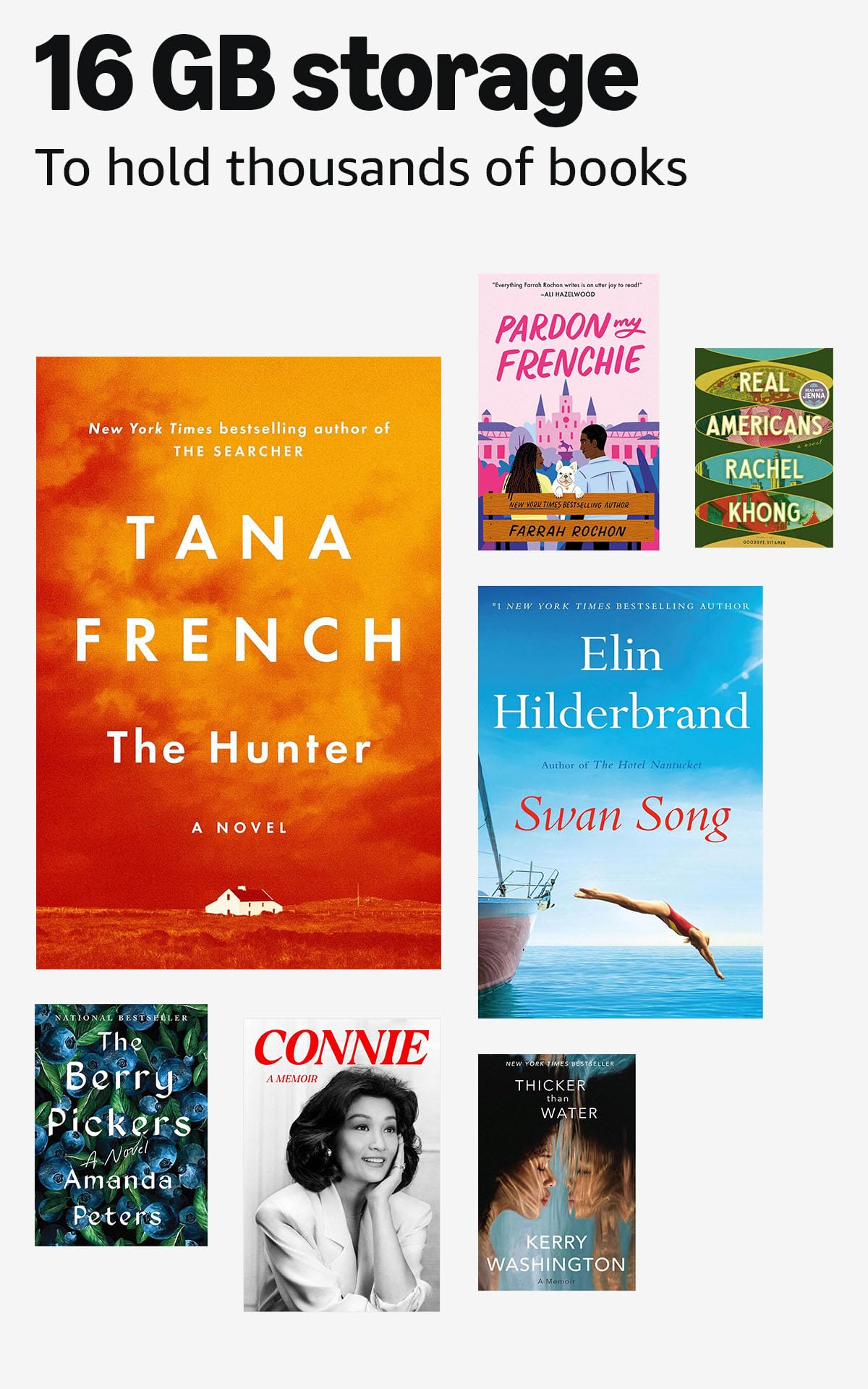 Amazon Kindle 16 GB (newest model) - Lightest and most compact Kindle, now with faster page turns, and higher contrast ratio, for an enhanced reading experience - Matcha