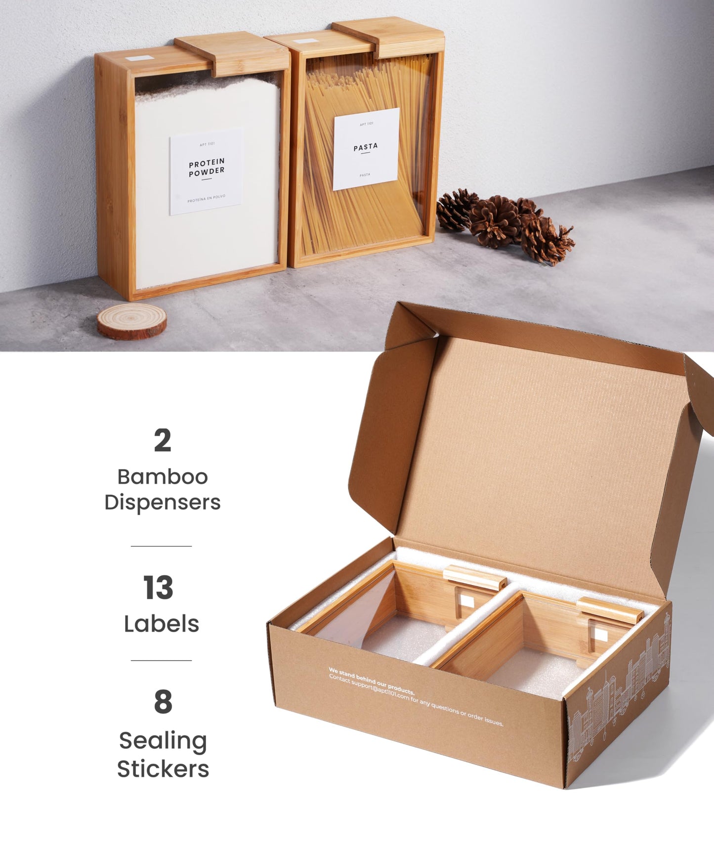 APT 1101 Food Dispenser 2L | Kitchen Organizers and Storage | Food Containers & Cereal Dispenser