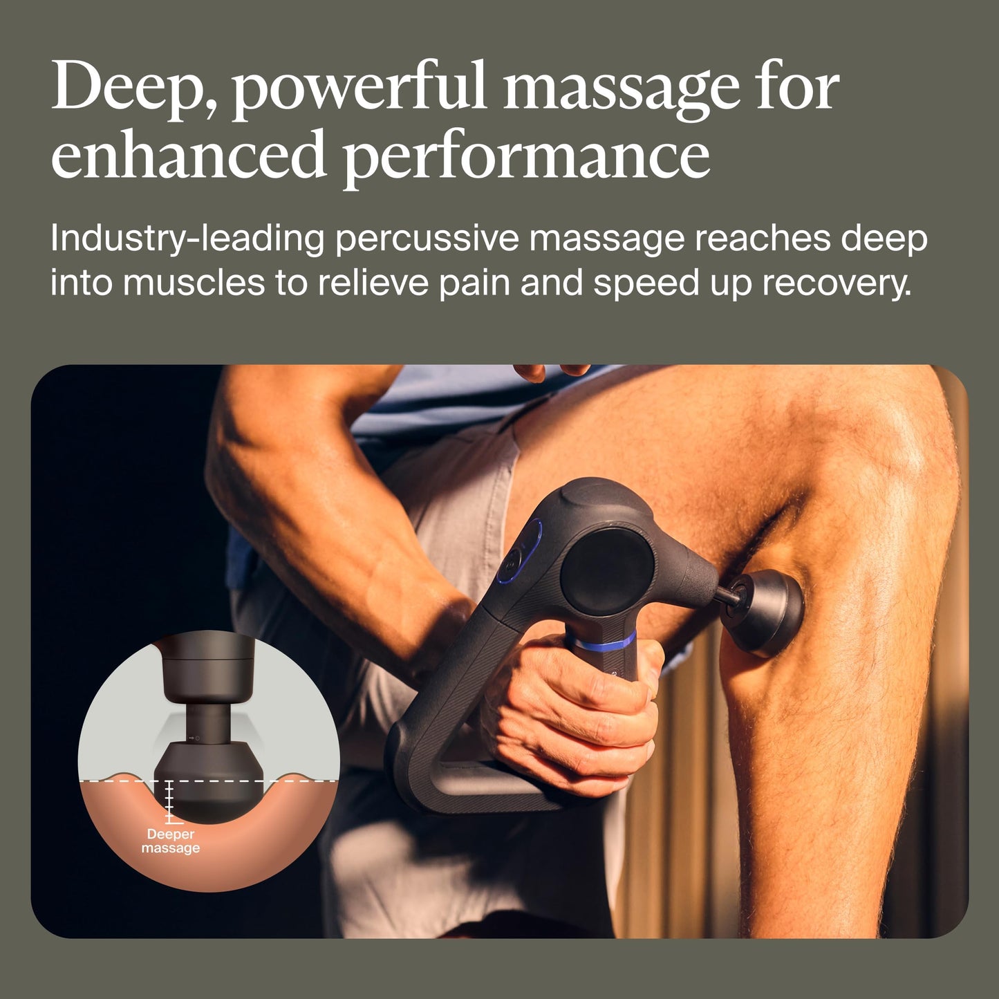 TheraGun Prime (6th Gen) Percussion Massage Gun by Therabody – Deep Tissue Personal Massager for Muscle Recovery & Pain Relief