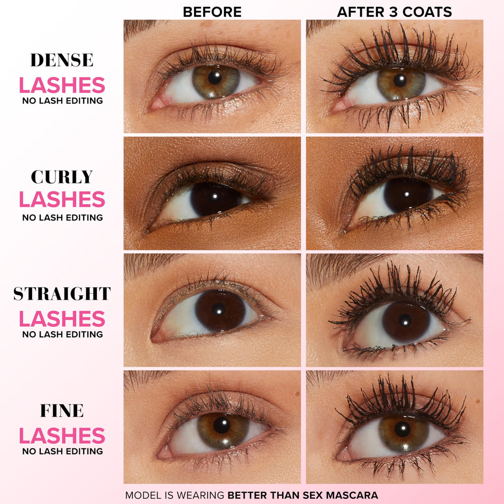 Too Faced Lashes Ever After Full Size Mascara Set | Better Than Sex Dramatic Lashes Mascara Gift Set